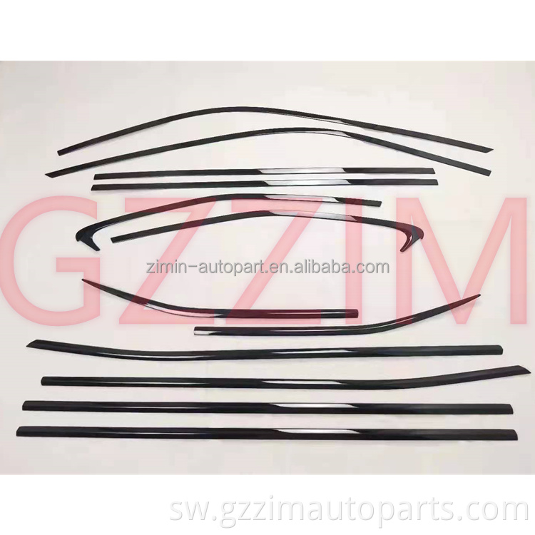 Mlango wa gari la gari ukingo wa trim upande wa trim inafaa kwa 2022 Highlander